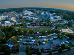 Downtown Town Lawrenceville Georgia Around The World Event Drone Photo